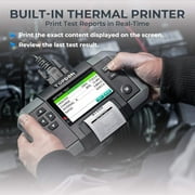 TOPDON BT600 - 12V Battery Tester & 12V/24V System Tester with Built-in Printer, Color Display