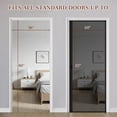 thumbnail image 2 of Yotache Upgraded Retractable Screen Door for 36"x80" to 36.5"x80.5" Doors, Heavy-Duty Black Aluminum Frame with Black High-Density Mesh - Easy Install, 2 of 8