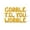 Gold, variant on Letter Balloons - GOBBLE TIL YOU WOBBLE 16" Inch Alphabet Letters Foil Mylar Balloon Thanksgiving Party Banner (Gold)