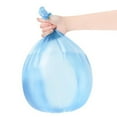 thumbnail image 6 of Trash Bag,Small Colorful Trash Bags 1 Roll 15 Counts Thicken Value Bathroom Trash Can Bin Liners,Small Garbage Bags with Handles for Kitchen Bathroom Office Waste Basket, 17.71x19.68 Inch, Blue, 6 of 7