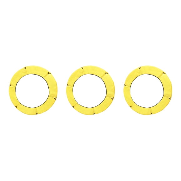 Greeniant Almohadilla de repuesto para trampolín Acolchado de seguridad Cubierta de resorte Amarillo 1,2 m Type1 NO1