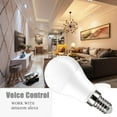 thumbnail image 4 of Inteprter E27/B22/E26/E14 RGB + W bombilla Led WiFi lámpara de luz para Android para Control remoto con Type2 NO2 Inteprter HA3305-04B, 4 of 6