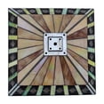 thumbnail image 3 of CHLOE Lighting GILES Tiffany-Style 3-Light Mission Double Lit Table Lamp 16" Shade, 3 of 7