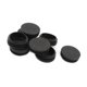 thumbnail image 2 of Uxcell 8pcs Cubre de plástico negro de 50mm de diámetro para inserto de tubo redondo, 2 of 5