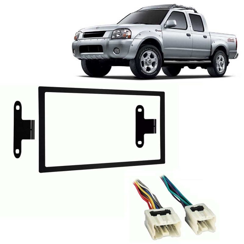 Fits Nissan Frontier 0204 Double DIN Stereo Harness Radio Install Dash
