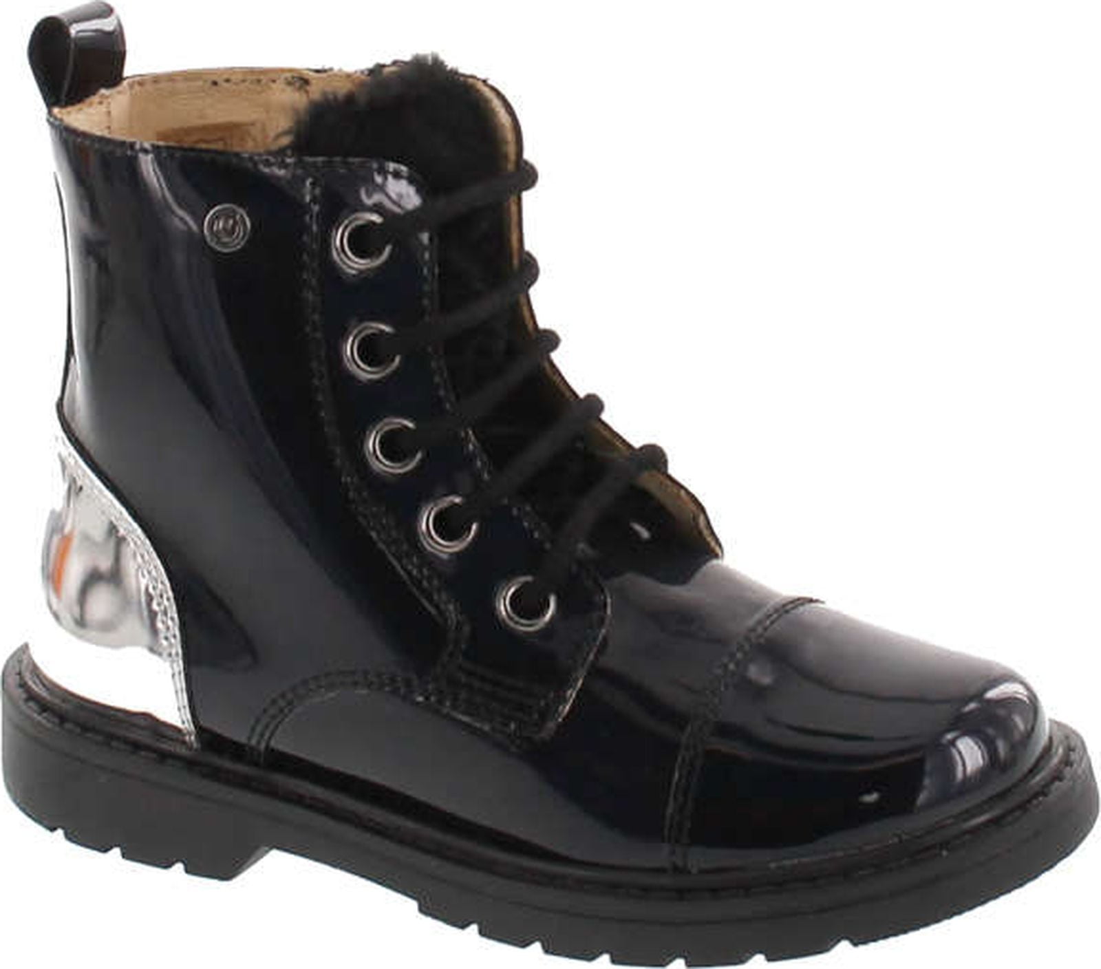 Naturino Girls Lace Up With Size Zipper 