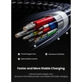 thumbnail image 4 of Fasgear USB C Cable 4.9ft - USB A to Type C 3.2 Gen 2 Cord Braided 10Gbps Android Auto Type C Data Cable 3A Fast Charge Compatible for Portable SSD Galaxy S23 X-box Series PS5 Controller USB-C Devices, 4 of 7