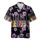 thumbnail image 3 of Camisa hawaiana con estampado 3D de ukelele para hombre, camisas hawaianas con patrón de instrumento musical, blusas holgadas de verano, blusas con solapa de calle, 3 of 4