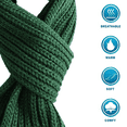 thumbnail image 3 of Bufanda para niños pequeños, bufandas cálidas tejidas para invierno para niños y niñas, calentador de cuello, 3 of 5
