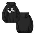 thumbnail image 2 of Lheaggik Anime My Hero Acade Hoodie Cartoon Graphic Long Sleeve Streetwear Women Men Hooded Sweatshirt Funny Clothes L, 2 of 5
