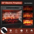 thumbnail image 5 of Antique White Electric Fireplace TV Stand – Vintage Entertainment Console for TVs Up to 80", 5 of 9