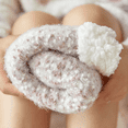 thumbnail image 5 of 1 Pair Thick Slipper Socks for Women Padded Floor Socks Lambswool Lined Slipper Socks Winter Warm Fuzzy Indoor Christmas Gifts Socks, 5 of 11
