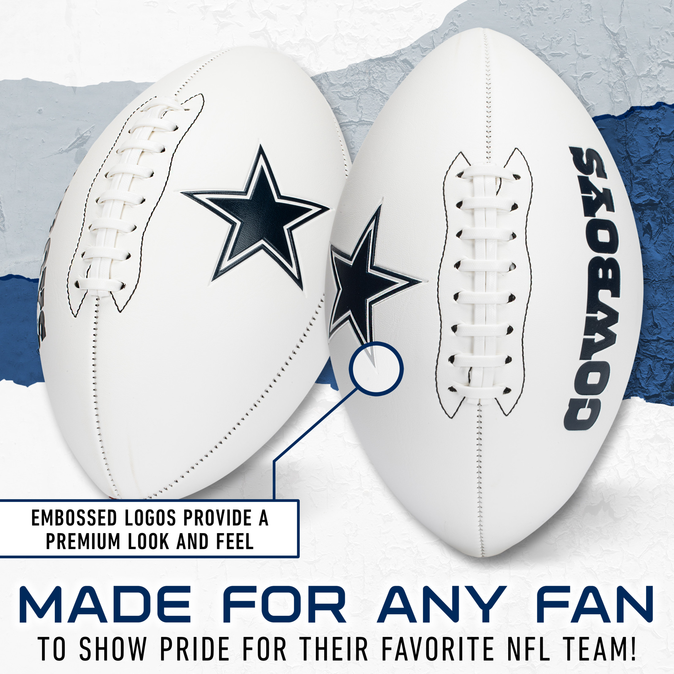 Franklin Sports NFL Dallas Cowboys Autograph Football photo 3