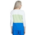 thumbnail image 2 of Alfred Dunner Womens Tropical Colorblock Floral Top, 2 of 4