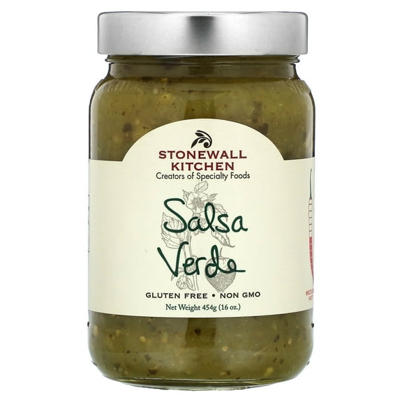 Stonewall Kitchen Salsa Verde, Medium Hot , 16 oz (454 g)