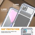 thumbnail image 3 of Compatible with iPhone 14 Waterproof Case with Built-in Screen Protector IP68 Waterproof Heavy Duty Rugged Military, 3 of 5