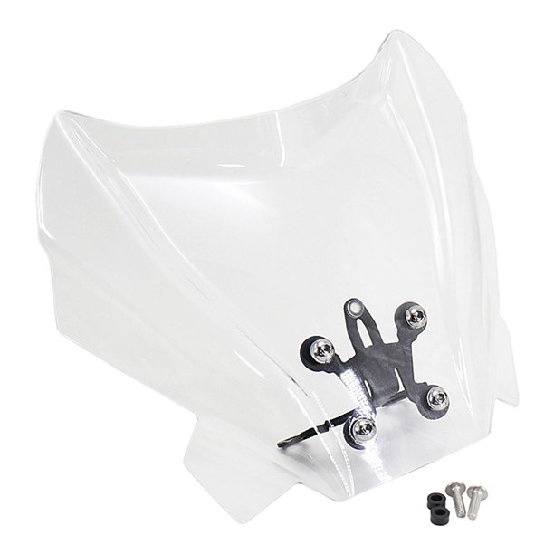 Deflector de protección contra para motocicleta compatible con Transparente Baoblaze Deflector de parabrisas