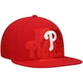 thumbnail image 3 of Men's New Era Red Philadelphia Phillies Shadow Logo 59FIFTY Fitted Hat, 3 of 6