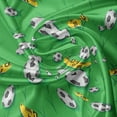 thumbnail image 5 of Ambesonne Soccer Window Valance, Shoes Balls on Grass, 54" X 12", Lime Green Yellow Black, 5 of 5