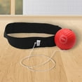 thumbnail image 1 of Balle de Boxe Main Coordination des Yeux Formation Poinçonnage Boule Rouge 30g, 1 of 8