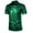 Green, variant on Rloper-Lop Men's Metallic Golf Polo Shirts Trendy Sequin Quick Dry Short Sleeve Collared Tees Summer Nightclub Party for Men Fashion Tops