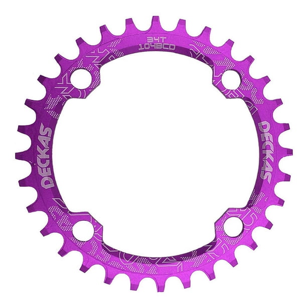 Advancent Juego de bielas, disco de dientes, piñón 104BCD, bicicletas de montaña de carretera, de aleación de aluminio Type3 NO3