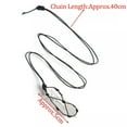 thumbnail image 4 of GKNET Natural Clear Quartz Gemstone Double Point Pendant Wrap Braid Rope Necklace, 4 of 9