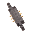 thumbnail image 4 of 20Pairs 3Pin Spring Loaded Magnetic Pogo Pin Connector 3 Positions Magnets Pitch 2.3MM Through Holes Male Female Probe, 4 of 10