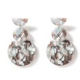 thumbnail image 1 of Acetate Sheet Geometry Circular Long Section section earring Circular acetate Retro Mixed Style Earrings Ear Studs Earrings, 1 of 7