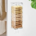 thumbnail image 5 of Wall Mounted Towel Organizer with Pull-out Drawers, Clear Plastic Storage Box for Socks and Panties, Space Saving Design for Bedroom Closet Organization,Vsgery, 5 of 8