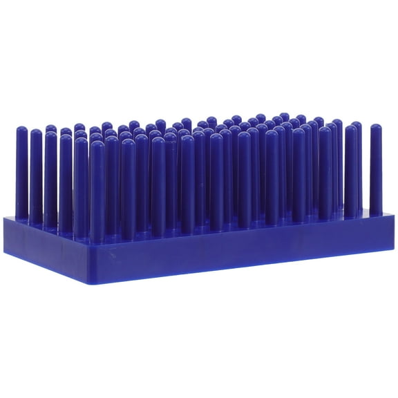 Hytrove 1Set Blue Plastic Drying Rack for Laboratory Use 6.7x3.7in