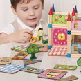 thumbnail image 4 of Bloques de construcción para niños juguetes de construcción de ensamblaje artesanal Ehuebsd para regalo de cumpleaños pegatinas de madera juguetes de Aprendizaje Temprano, 4 of 9