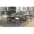 thumbnail image 4 of X-Calibur Console Table, Espresso / Slate Gray Frame, 4 of 4