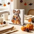 thumbnail image 7 of Halloween Ghost Wooden Tissue Holder, Style A, Cute Festive Tabletop Dispenser and Restaurant Decor, 7 of 7