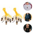 thumbnail image 3 of 12 piezas de seguridad silbatos de seguridad con silbidos de emergencia de cordones de emergencia silbatos, 3 of 6
