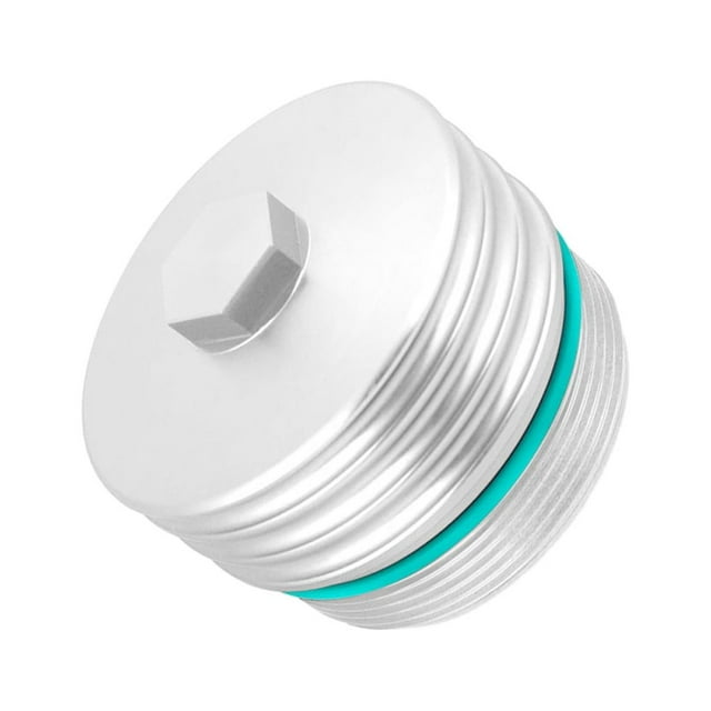 Maytalsory 1/2/3/5 Aluminum Oil Filter Cover For N53 N55 - CNC Processing 10℃ Decrease Rust-proof Alloy Silver 1 Pc