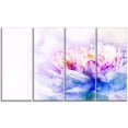 thumbnail image 2 of Aquarelle de Fleurs Bleues - Impression sur Toile Florale, 2 of 3