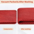 thumbnail image 6 of Simmore Kitchen Towels Set (13x28, 6-Pack) Large Cotton Waffle Dish Towels, Super Soft and Absorbent Dishtowels and Rugs, Red, 6 of 6