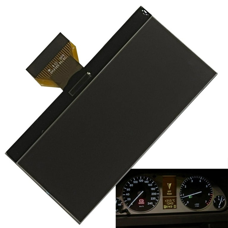 Black LCD Display for AB Class W169 W245 Instrument Cluster 8V Version
