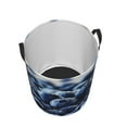 thumbnail image 3 of Balery Blueberry Round Laundry Basket with Handles Waterproof Freestanding Laundry Hamper for Clothes Toys in the Dorm and Family-Small, 3 of 8