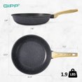 thumbnail image 2 of Poêle à Frire Antiadhésive - Poêles Antiadhésives en Granit Poêle à Omelette avec Poignée Résistante à la Chaleur Compatible avec Toutes les Cuisinières PFOA, 2 of 8
