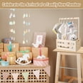thumbnail image 4 of Fukushima Baby Shower Crate Closet, Wooden infant Basket with Handle, Baby Storage Crate Hamper, Basket for Neonate Shower Gifts, New Born Baby Gifts Basket for Boys Girls, Pregnancy Gifts, 4 of 7
