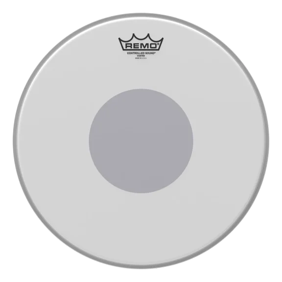 Remo Drum Heads 3700475 8 in. Dia. Controlled Sound Coated Black Dot on Bottom Batter Drum Heads