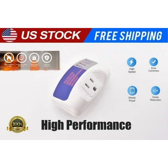 Us Voltage Power Surge Protector 120V Refrigerator Brownout Appliance