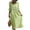 Light Green, variant on HAJWOH Dresses for Women 2026 Cotton Linen Summer Dresses Half Sleeve Beach Boho Eyelet Lace Trim Flowy Maxi Sundresses