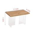 thumbnail image 4 of 1:12 Scale Dollhouse Desk Photo Props Accesorio de muñeca Modelo en miniatura Muebles de para sala de recepción Dormitorio Escena de Baoblaze Escritorio de casa de muñecas, 4 of 8