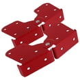 thumbnail image 3 of bisagras para escalera de ático con diseño de espiga y tornillos antideslizantes, color rojo, kit de repuesto para bisagra de escalera de tijera, 3 of 7