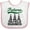 White and Pink, variant on Inktastic Future Oilfield Roughneck Boys or Girls Baby Bib