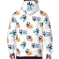 thumbnail image 7 of Pofeuu Panda And Rainbow Print Mens Casual Hooded Collar Drawstring Hoodies Pullover Sweatshirts Casual Long Sleeve Shirts-XX-Large, 7 of 7