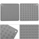 thumbnail image 5 of Posavasos para tazas, silicona de grado alimenticio, anticalor, tapete grueso para tazas, antideslizante, fácil de limpiar, 1 posavasos cuadrado, 5 of 5